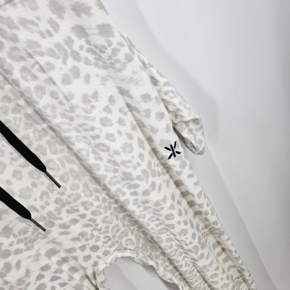 OnePiece Jumpsuit Original Leopard Sleeveless V-Neck Drawstring Waist Size XS - Picture 2 of 7